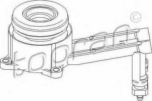 Topran 304 151 756 - Butée hydraulique, embrayage cwaw.fr