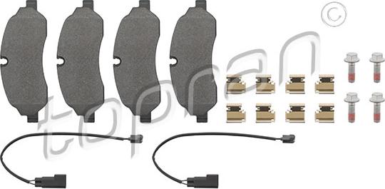 Topran 305 082 - Kit de plaquettes de frein, frein à disque cwaw.fr