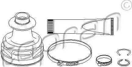 Topran 301 954 - Joint-soufflet, arbre de commande cwaw.fr