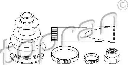 Topran 301 251 - Joint-soufflet, arbre de commande cwaw.fr