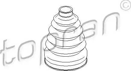 Topran 301 236 - Joint-soufflet, arbre de commande cwaw.fr