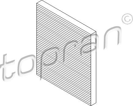 Topran 303 997 - Filtre, air de l'habitacle cwaw.fr