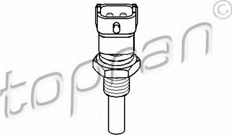 Topran 205935755 - Sonde de température, liquide de refroidissement cwaw.fr