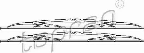 Topran 202 225 - Balai d'essuie-glace cwaw.fr