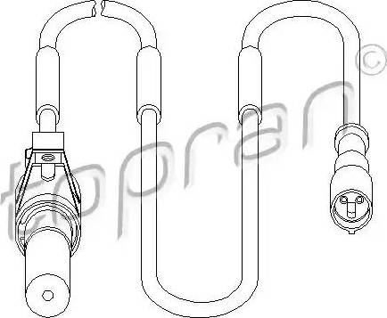 Topran 207 451 - Capteur, vitesse de roue cwaw.fr