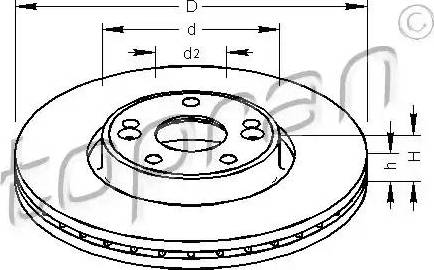 Topran 700 645 - Disque de frein cwaw.fr