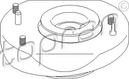 Topran 700 355 - Coupelle de suspension cwaw.fr