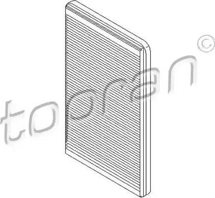 Topran 700 260 - Filtre, air de l'habitacle cwaw.fr