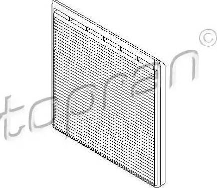 Topran 722 725 - Filtre, air de l'habitacle cwaw.fr