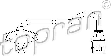 Topran 721 688 - Capteur d'angle, vilebrequin cwaw.fr