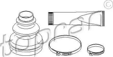 Topran 721 156 - Joint-soufflet, arbre de commande cwaw.fr