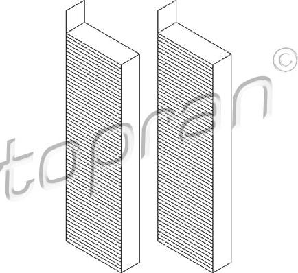 Topran 722 261 - Filtre, air de l'habitacle cwaw.fr