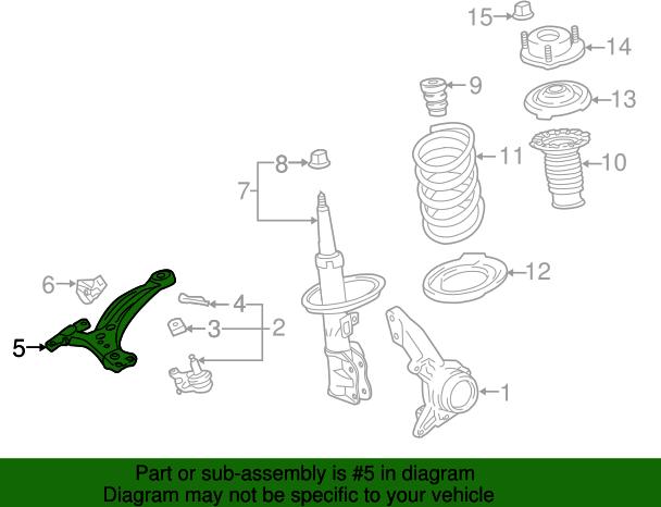 TOYOTA 480680E060 - Bras de liaison, suspension de roue cwaw.fr