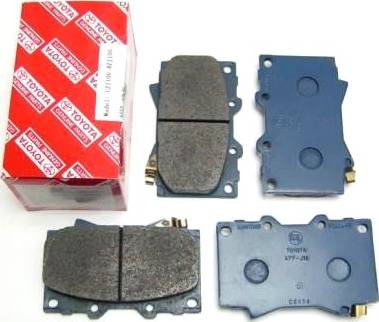 TOYOTA 04465-60240 - Kit de plaquettes de frein, frein à disque cwaw.fr