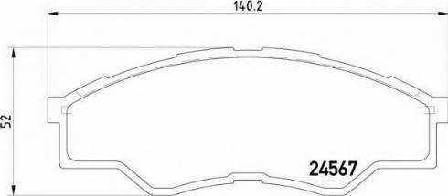 TOYOTA 04465-0K160 - Kit de plaquettes de frein, frein à disque cwaw.fr