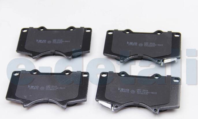 TOYOTA 04465YZZDB - Kit de plaquettes de frein, frein à disque cwaw.fr