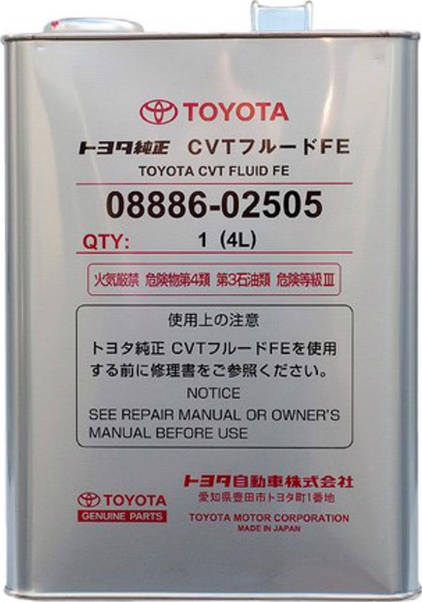 TOYOTA 08886-02505 - Huile pour boîte automatique cwaw.fr