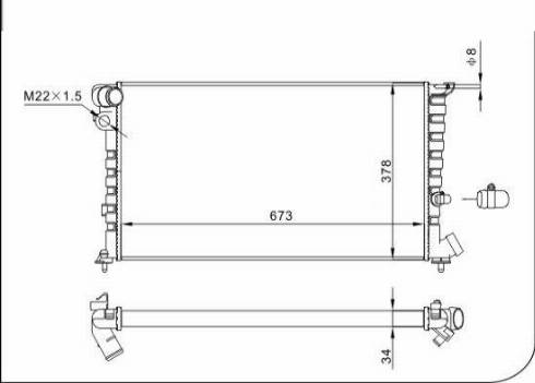 TQ 57977 - Radiateur, refroidissement du moteur cwaw.fr