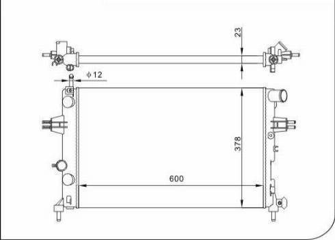 TQ 57241 - Radiateur, refroidissement du moteur cwaw.fr