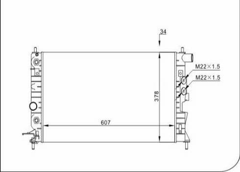 TQ 57248 - Radiateur, refroidissement du moteur cwaw.fr