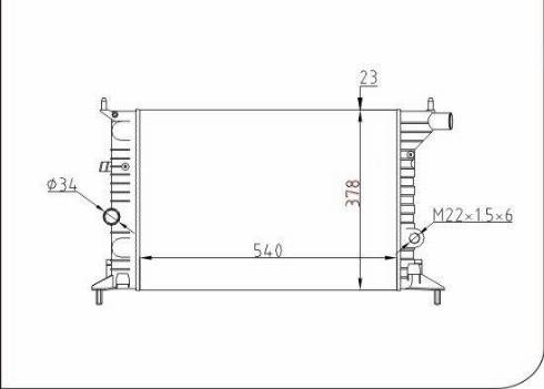 TQ 57247 - Radiateur, refroidissement du moteur cwaw.fr