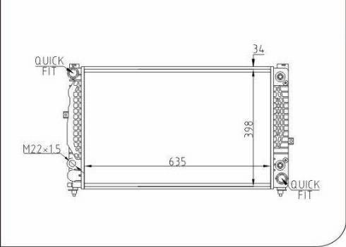 TQ 60876 - Radiateur, refroidissement du moteur cwaw.fr