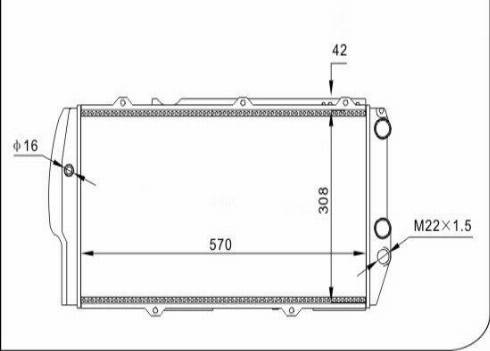 TQ 60878 - Radiateur, refroidissement du moteur cwaw.fr