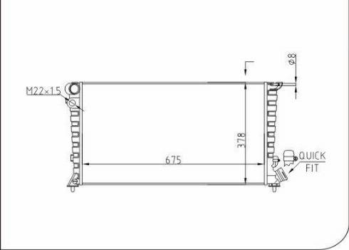 TQ 63022 - Radiateur, refroidissement du moteur cwaw.fr