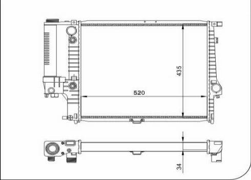 TQ 62125 - Radiateur, refroidissement du moteur cwaw.fr