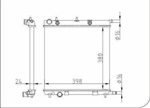 TQ 111460 - Radiateur, refroidissement du moteur cwaw.fr