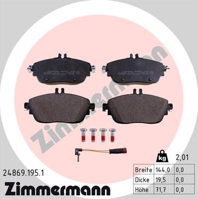 TQ 347942 - Kit de plaquettes de frein, frein à disque cwaw.fr