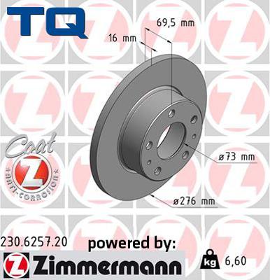 TQ 244591 - Disque de frein cwaw.fr