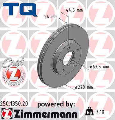 TQ 244593 - Disque de frein cwaw.fr