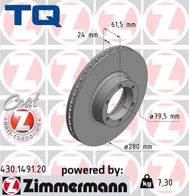 TQ 244541 - Disque de frein cwaw.fr