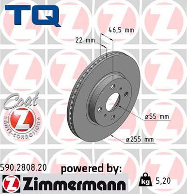 TQ TQ-BD1122 - Disque de frein cwaw.fr