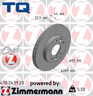 TQ TQ-BD1014 - Disque de frein cwaw.fr