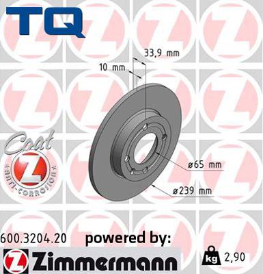 TQ 244557 - Disque de frein cwaw.fr