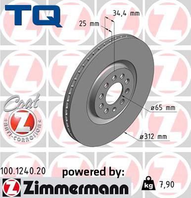 TQ 244568 - Disque de frein cwaw.fr