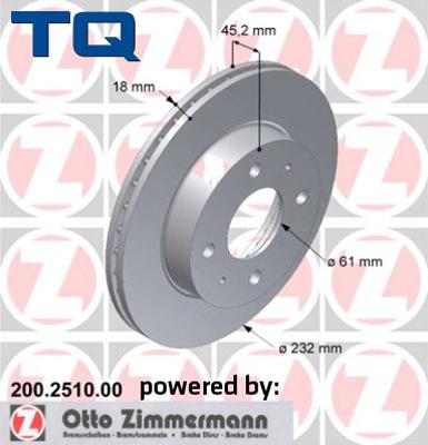 TQ 244509 - Disque de frein cwaw.fr