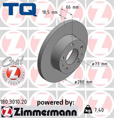 TQ 244508 - Disque de frein cwaw.fr