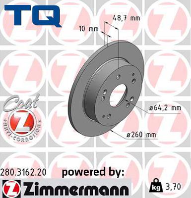 TQ 244519 - Disque de frein cwaw.fr