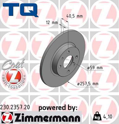 TQ 244511 - Disque de frein cwaw.fr