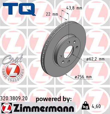 TQ 244521 - Disque de frein cwaw.fr