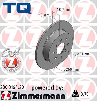 TQ 244640 - Disque de frein cwaw.fr