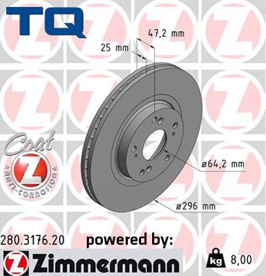 TQ TQ-BD0527 - Disque de frein cwaw.fr