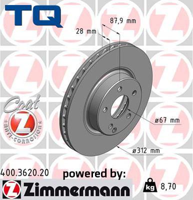 TQ 244606 - Disque de frein cwaw.fr