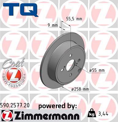 TQ TQ-BD1091 - Disque de frein cwaw.fr