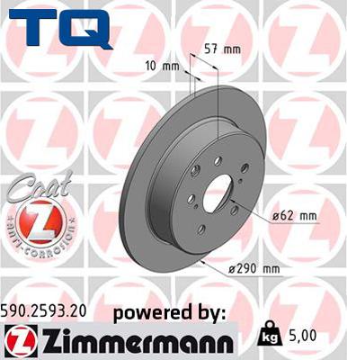 TQ 244617 - Disque de frein cwaw.fr