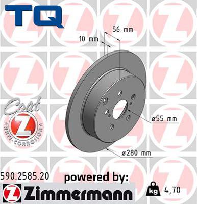 TQ 244674 - Disque de frein cwaw.fr