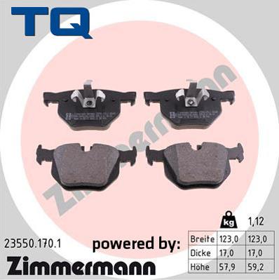 TQ TQ-BP0501 - Kit de plaquettes de frein, frein à disque cwaw.fr